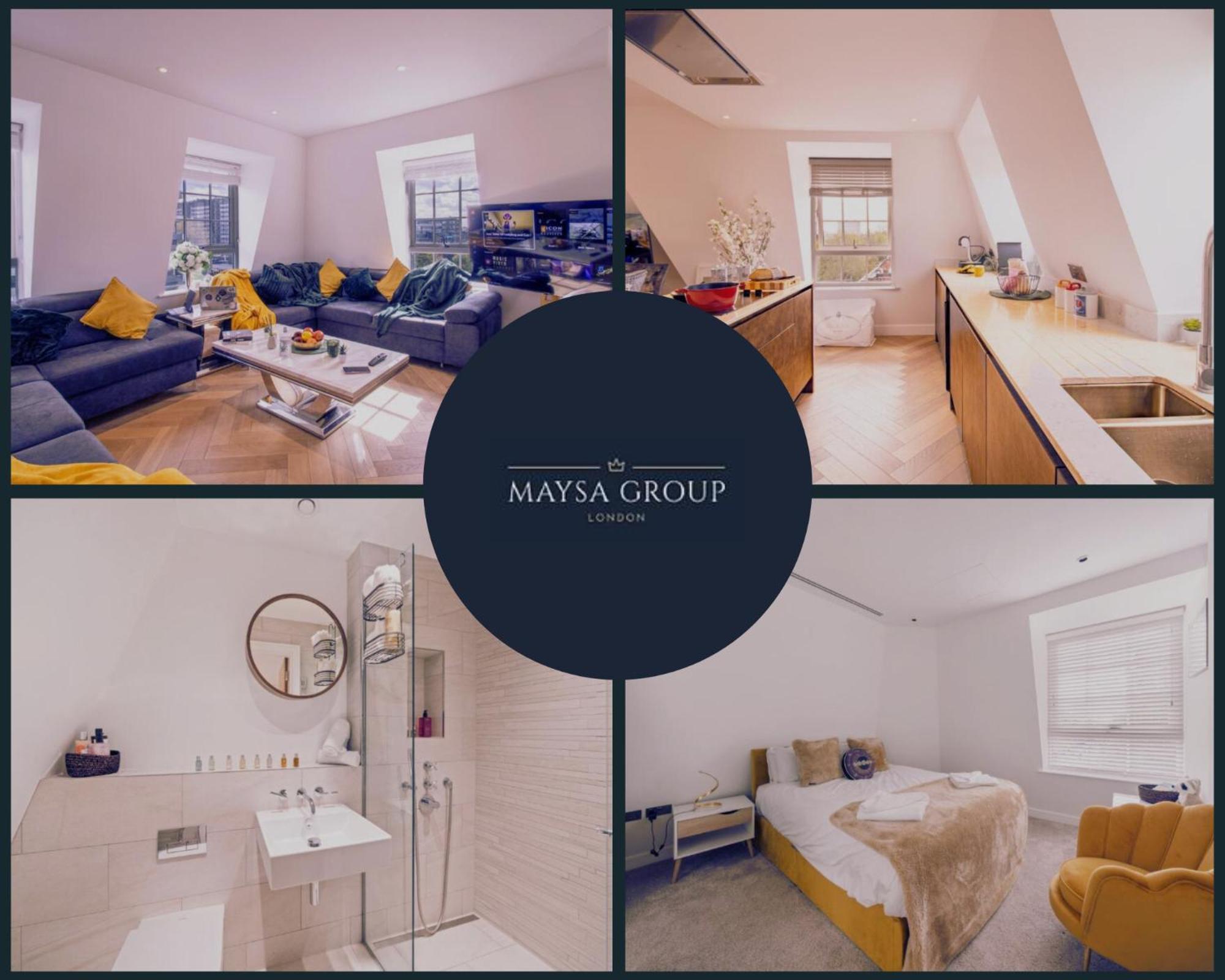 Elegant 3-Bedroom Penthouse In Marble Arch 70 Londra Esterno foto
